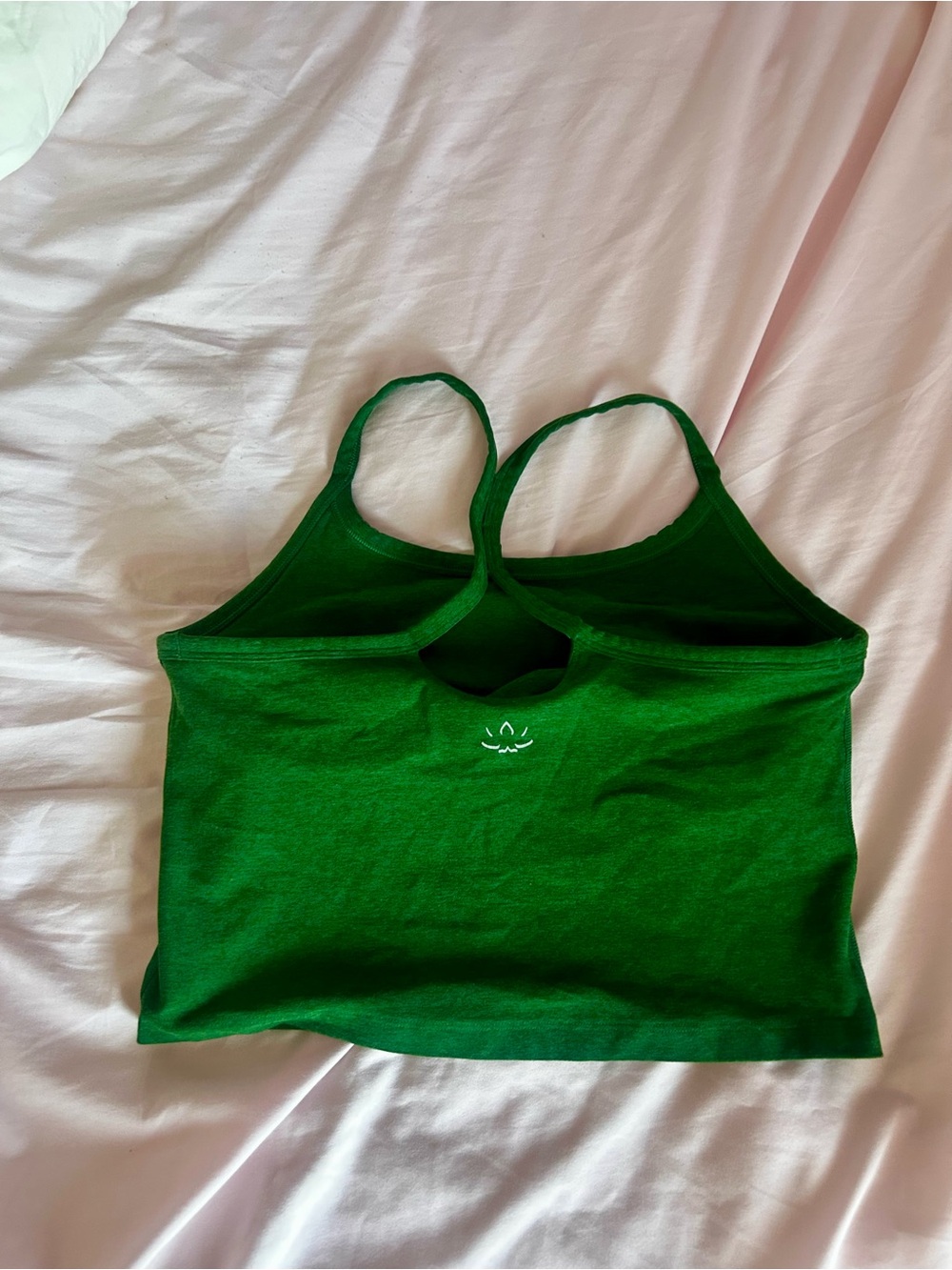 Beyond Yoga Emerald Green Racerback Crop Tank - Picture 2 of 7
